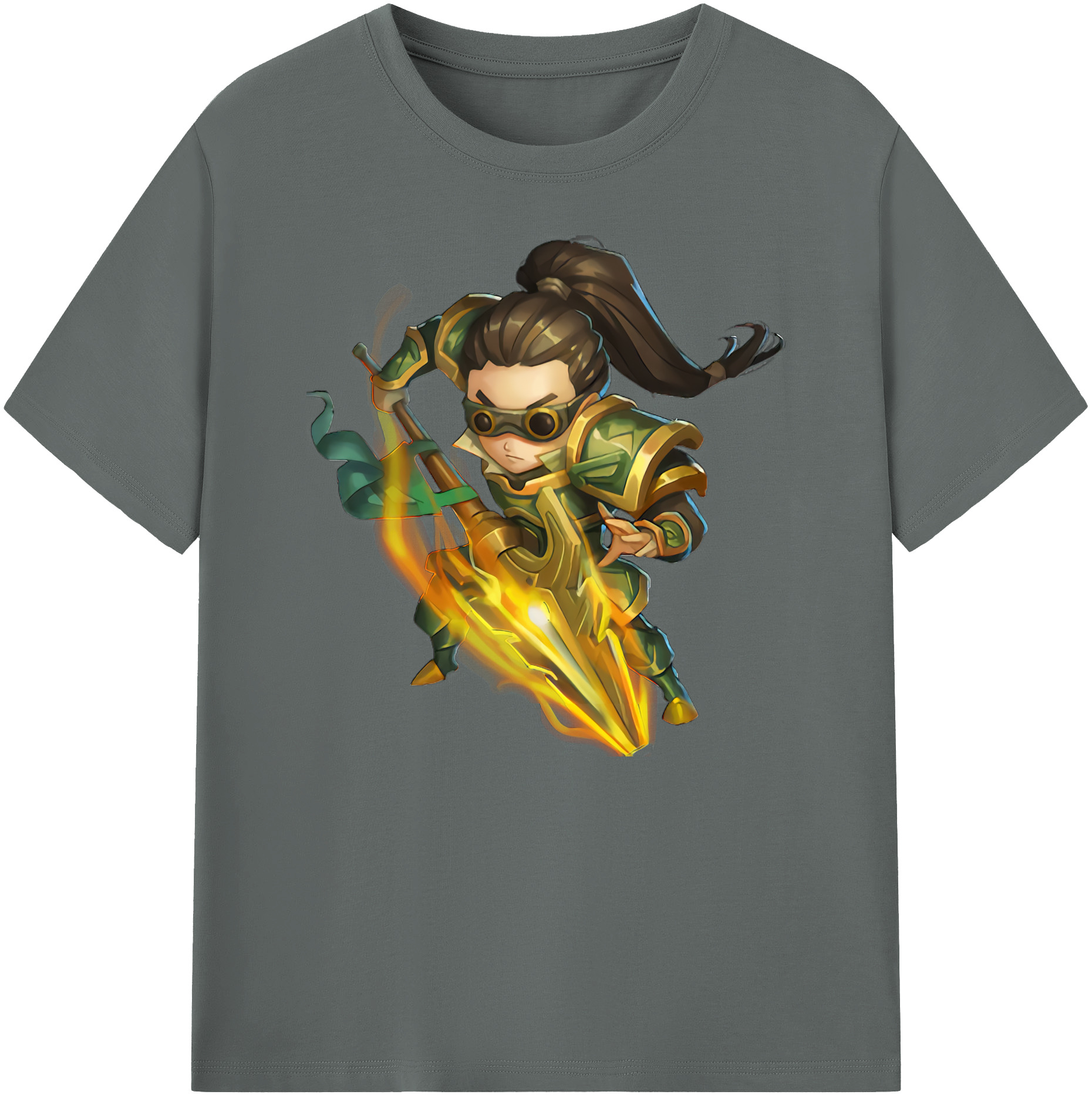 リーグ・オブ・レジェンド League of Legends LOL 綿100％ メンズ半袖Tシャツ｜肌触りやわらか＆通気性